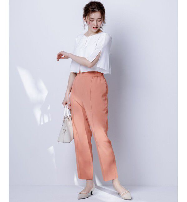 ANY SIS「【撥水・接触冷感・UVカット】コンフォートイージー テーパードパンツ」|その他|