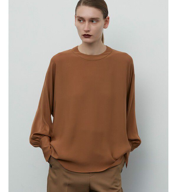 BEIGE,「BRISSAC / プルオーバーブラウス」|シャツ・ブラウス|Camel