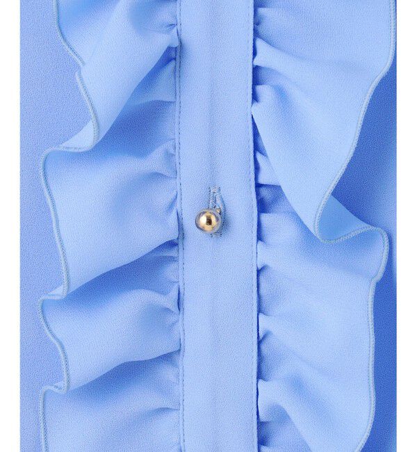 BEIGE,「【WEB限定】STOW / フリルブラウス」|シャツ・ブラウス|