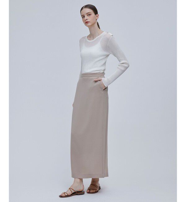 BEIGE,「FLEUR / マキシスカート」|スカート|