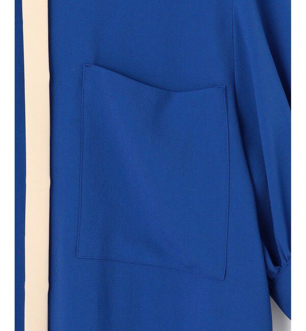 BEIGE,「SIBYLLE /  配色カラーパフスリーブブラウス」|シャツ・ブラウス|