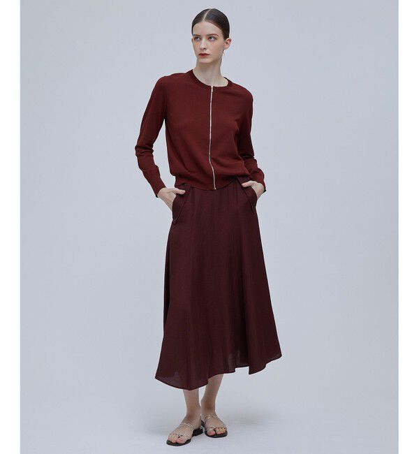 BEIGE,「NADIA / ジップアップカーディガン」|カーディガン|