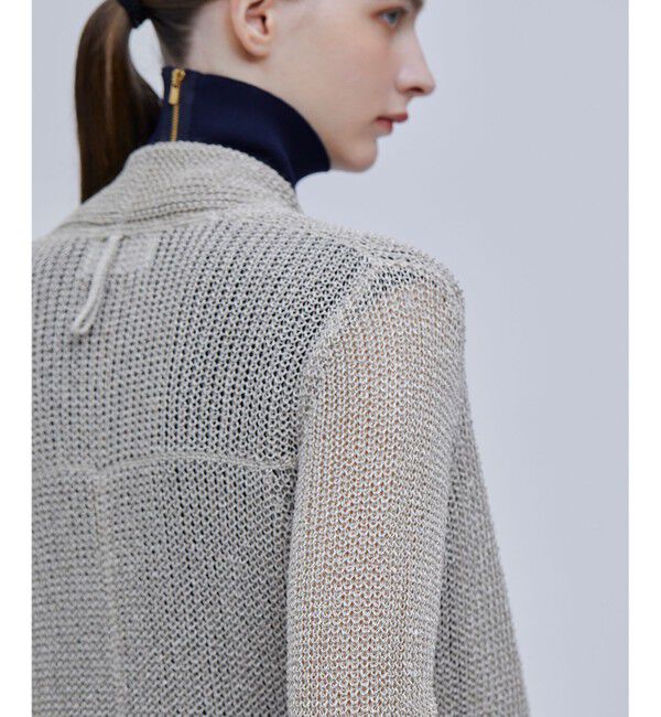 BEIGE,「OPTICAL / ロングカーディガン」|カーディガン|