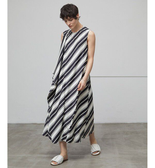 BEIGE,「【洗える】GUILLABERT / ノースリーブドレス」|ワンピース|