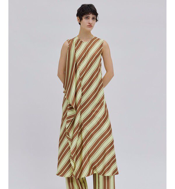 BEIGE,「【洗える】GUILLABERT / ノースリーブドレス」|ワンピース|Lime&times;Camel