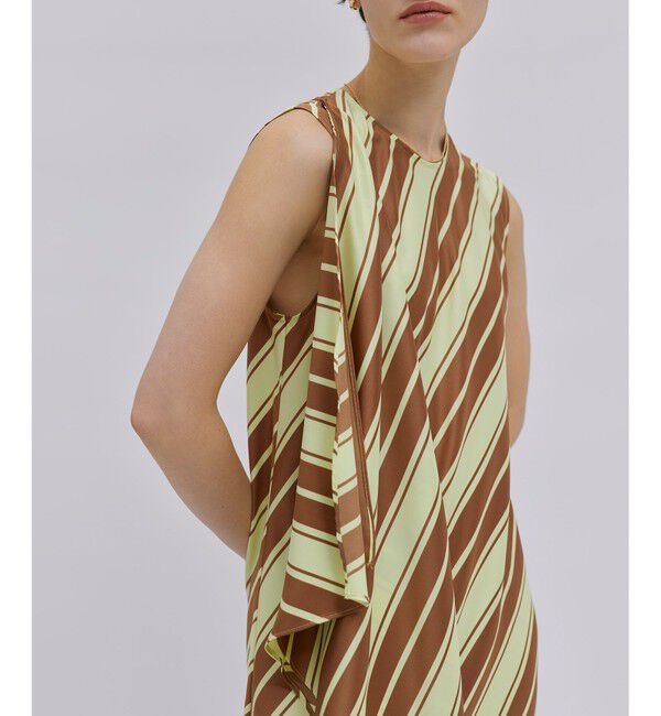 BEIGE,「【洗える】GUILLABERT / ノースリーブドレス」|ワンピース|