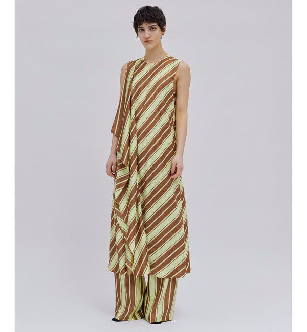 BEIGE,「【洗える】GUILLABERT / ノースリーブドレス」|ワンピース|