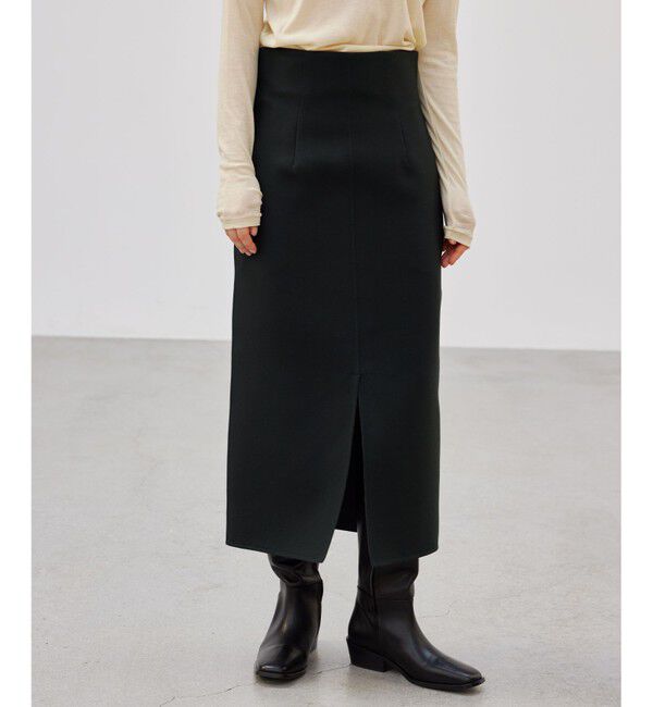 BEIGE,「GRANET / ウールリバーIラインスカート」|スカート|Green&times;Top