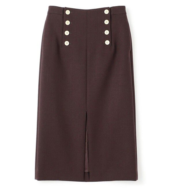 BEIGE,「FERSEN / フロントボタンIラインスカート」|スカート|