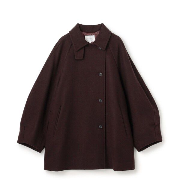 BEIGE,「GABELLE / ミドル丈スタンドカラーウールコート」|ステンカラーコート|