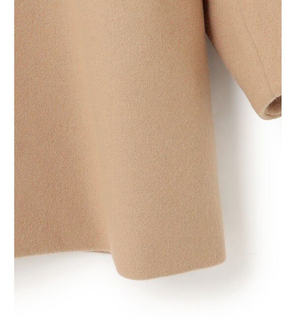 BEIGE,「GABELLE / ミドル丈スタンドカラーウールコート」|ステンカラーコート|