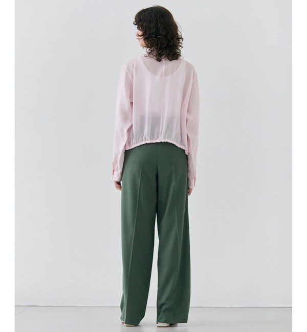 BEIGE,「【洗える・Precious 6月号掲載】PAULINE / ビックポケットドロストリネンブラウス」|シャツ・ブラウス|