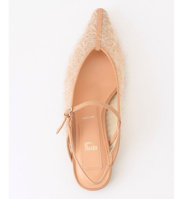 BEIGE,「【一部店舗限定】HENRI EN VARGO / LULU ファーバックストラップパンプス」|パンプス|