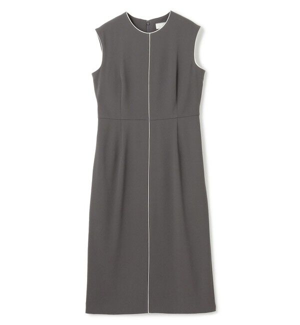 BEIGE,「【洗える】CINDY / クルーネックノースリーブワンピース」|ワンピース|