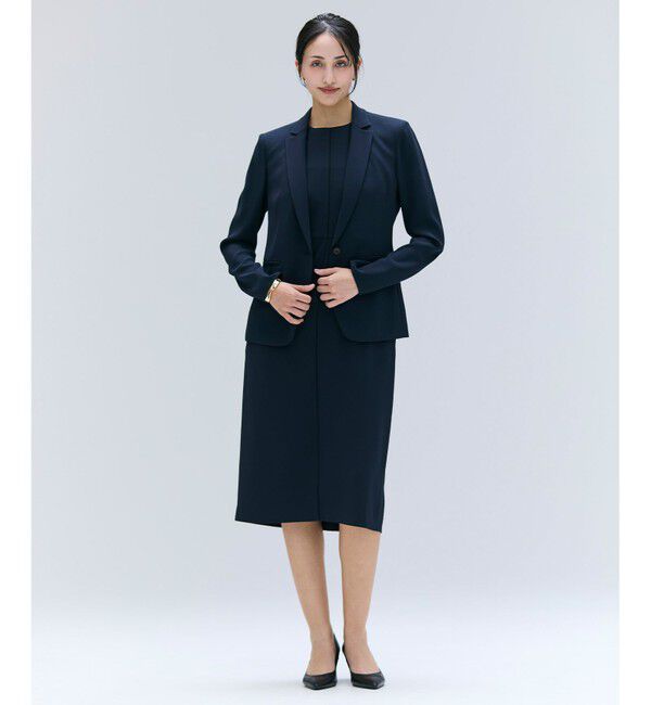 BEIGE,「【洗える】CINDY / クルーネックノースリーブワンピース」|ワンピース|