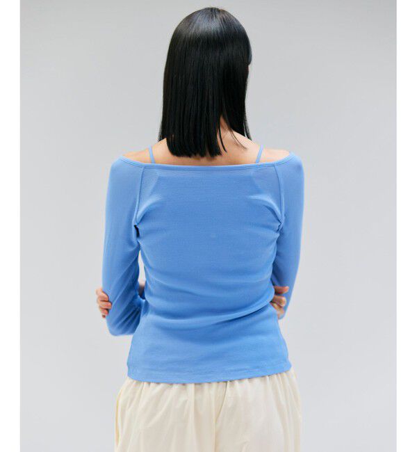 BEIGE,「【洗える・BAILA 10月号掲載】MARINO / 2WAYリブコンパクトカーディガン」|Tシャツ・カットソー|