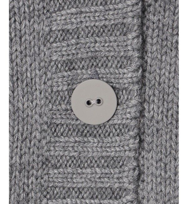 BEIGE,「【洗える】CHESTER / フェイクファーVネックカーディガン」|ニット・セーター|