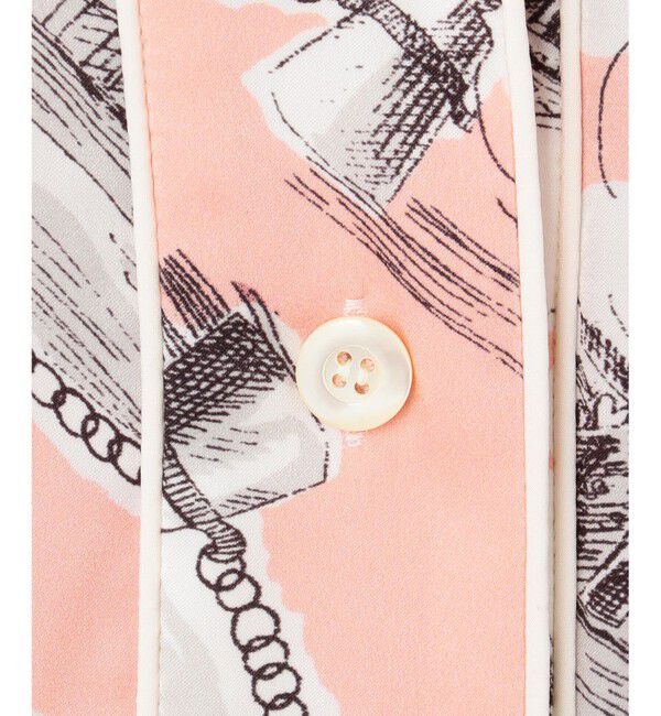  「【LIFE STYLE WEAR】サテンプリント setup」|ルームウェア|