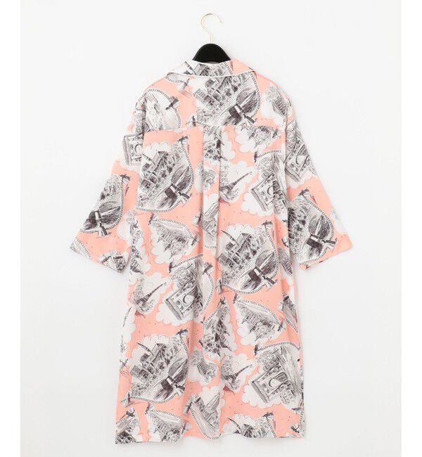  「【LIFE STYLE WEAR】サテンプリント setup」|ルームウェア|