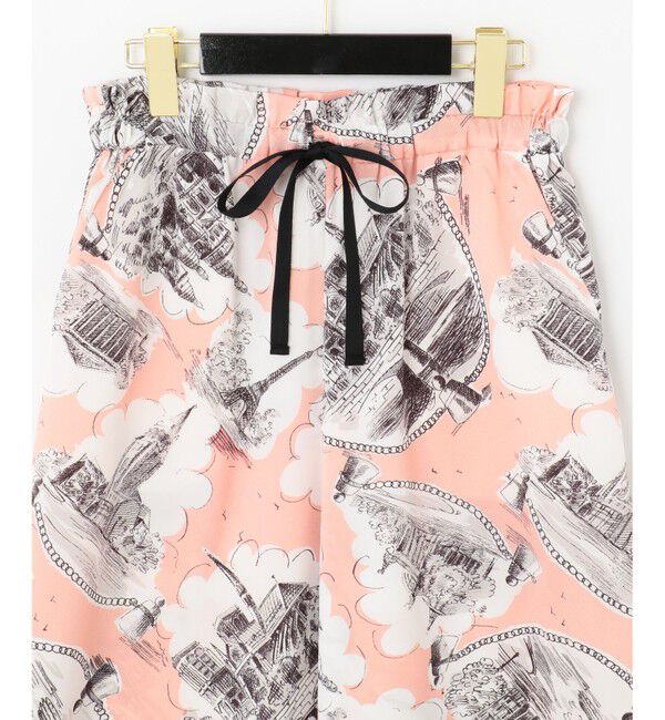  「【LIFE STYLE WEAR】サテンプリント setup」|ルームウェア|