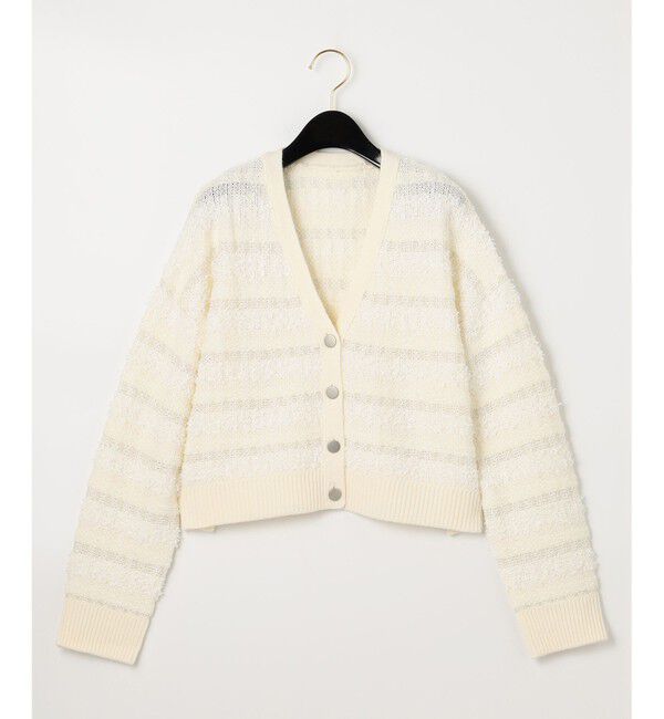  「ツイーディーVニットカーディガン」|カーディガン|