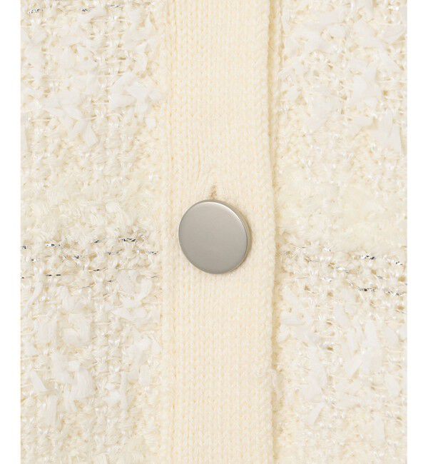  「ツイーディーVニットカーディガン」|カーディガン|