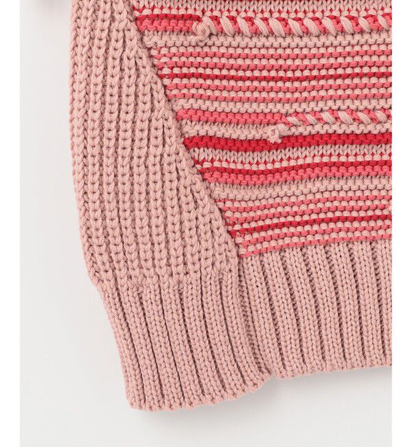 GRACE CONTINENTAL「フリンジルーズニットトップ」|ニット・セーター|