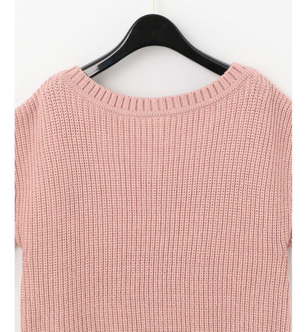 GRACE CONTINENTAL「フリンジルーズニットトップ」|ニット・セーター|