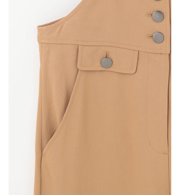  「ストラップストレートサロペ」|オールインワン|