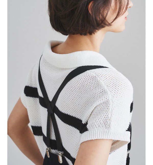  「ストラップストレートサロペ」|オールインワン|