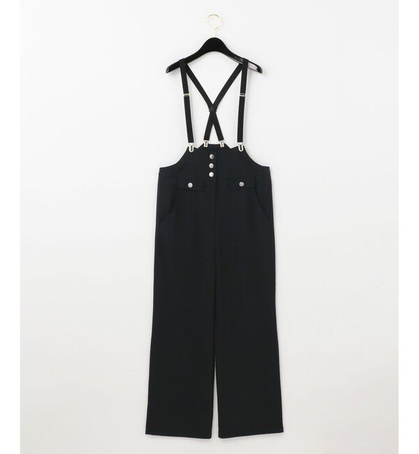  「ストラップストレートサロペ」|オールインワン|