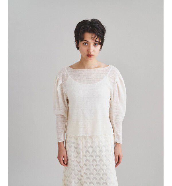 Diagram「シャーリングシアートップ」|シャツ・ブラウス|キナリ