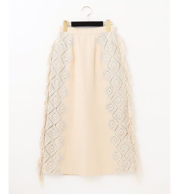 GRACE CONTINENTAL「サイドフリンジスカート」|スカート|