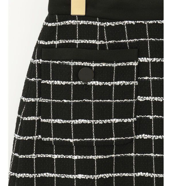 Grace Class「シャイニーツイードスカート」|スカート|