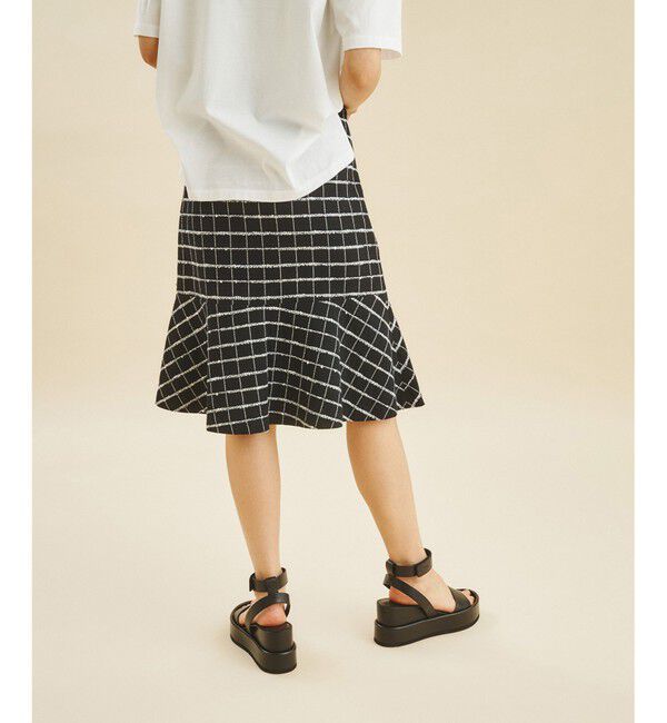 Grace Class「シャイニーツイードスカート」|スカート|