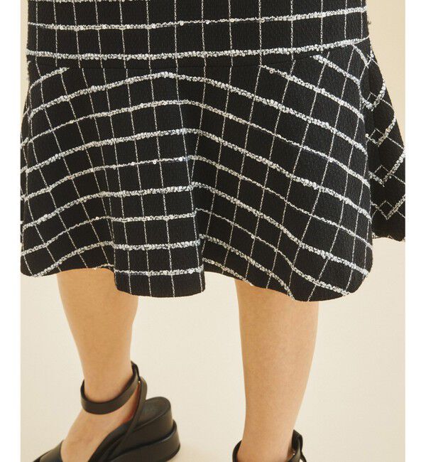 Grace Class「シャイニーツイードスカート」|スカート|