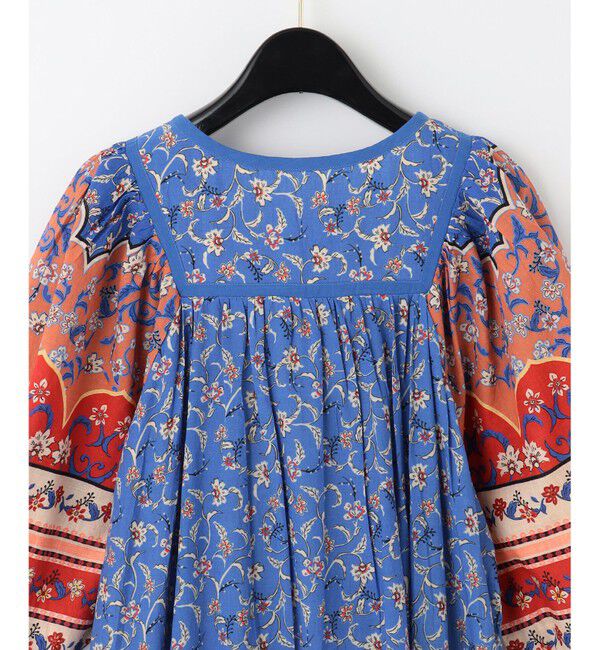  「エスニックプリントロングワンピース」|ワンピース|