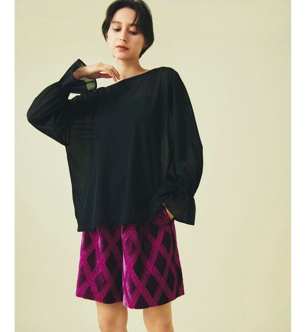 GRACE CONTINENTAL「ベロアレースショートパンツ」|その他|