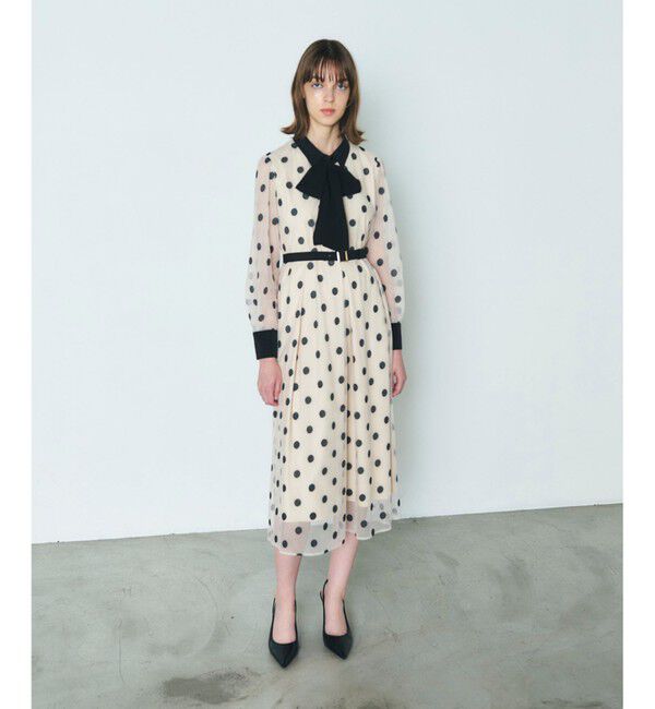 Diagram「ラメドット刺繍ドレス」|ワンピース|