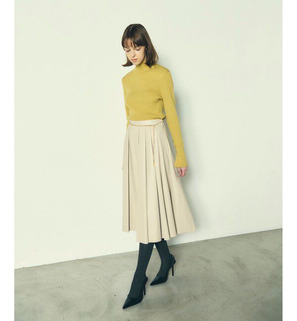 Diagram「フェイクレザープリーツスカート」|スカート|