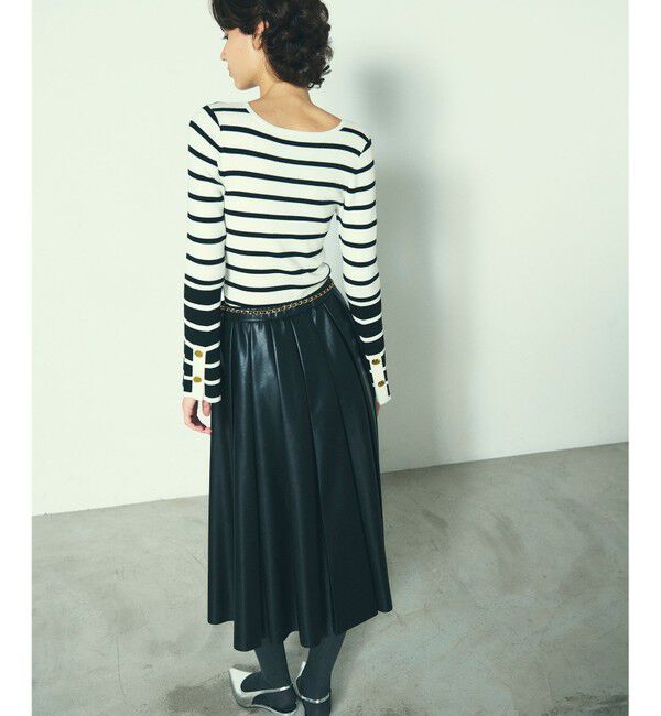 Diagram「フェイクレザープリーツスカート」|スカート|