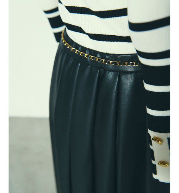 Diagram「フェイクレザープリーツスカート」|スカート|