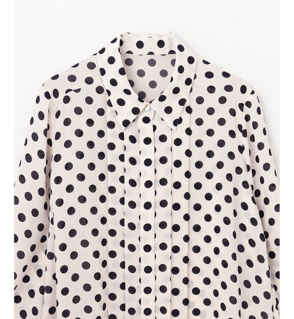 Grace Class「ドットプリントボウタイブラウス」|シャツ・ブラウス|