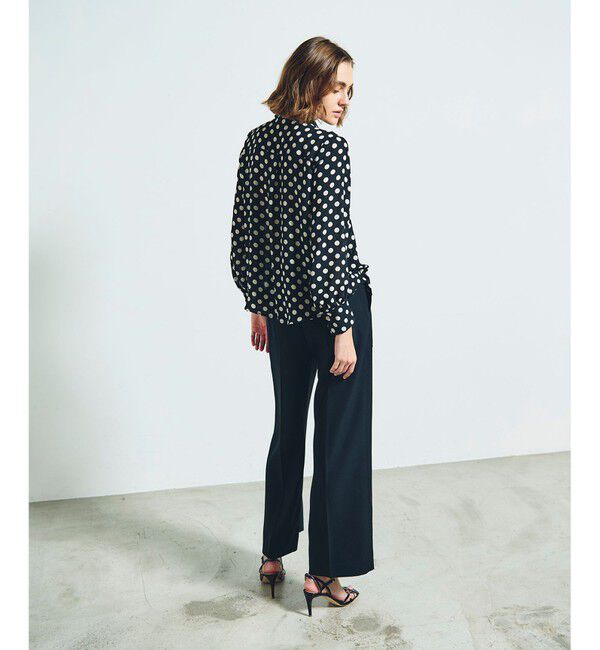 Grace Class「ドットプリントボウタイブラウス」|シャツ・ブラウス|