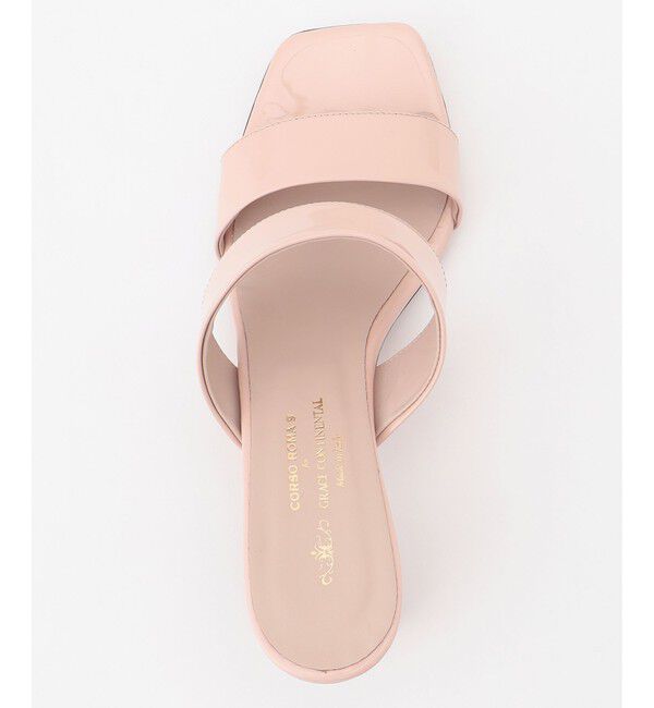 GRACE CONTINENTAL「CORSO ROMA パテントサンダル」|サンダル|