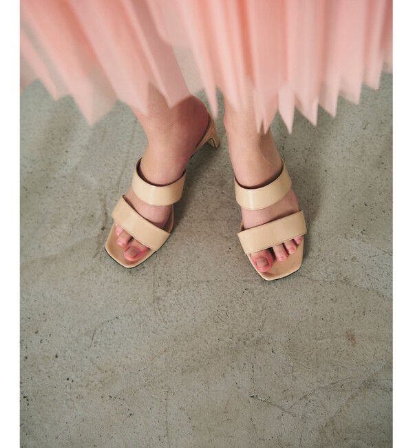 GRACE CONTINENTAL「CORSO ROMA パテントサンダル」|サンダル|