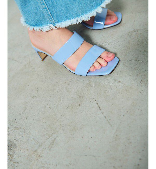 GRACE CONTINENTAL「CORSO ROMA パテントサンダル」|サンダル|