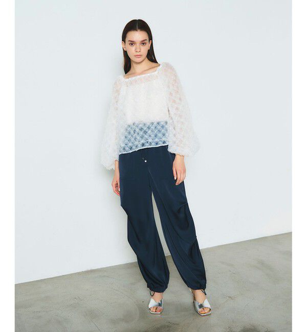 Diagram「チュール刺繍トップ」|シャツ・ブラウス|