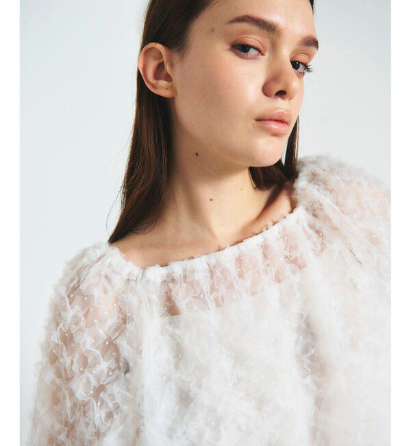 Diagram「チュール刺繍トップ」|シャツ・ブラウス|