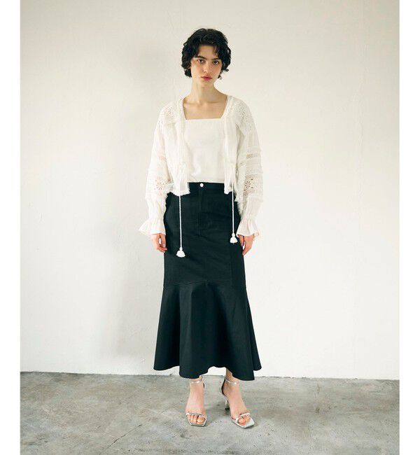 GRACE CONTINENTAL「レースパッチブラウス」|シャツ・ブラウス|